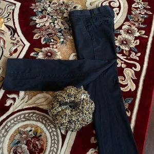 Chaps Slim Boy Pants, with Adjustable Waistband